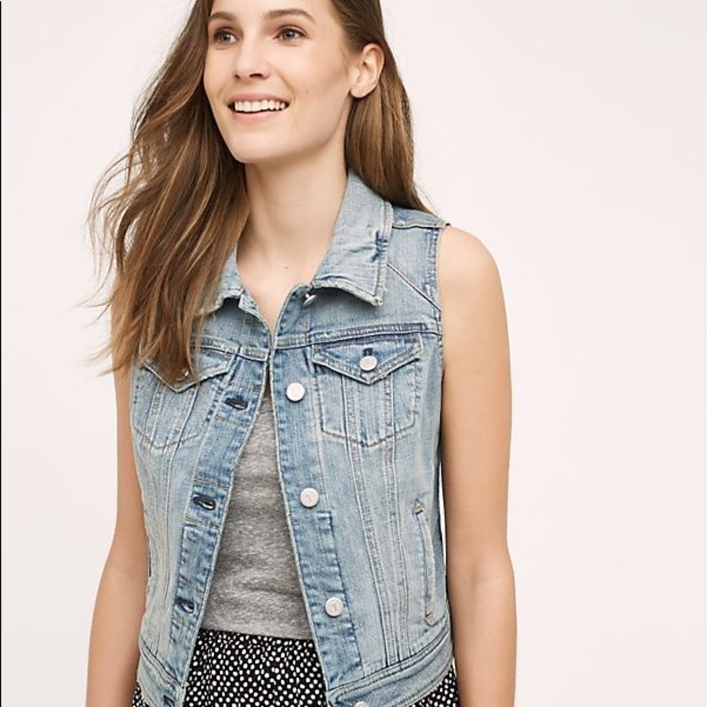 Pilcro Denim Vest